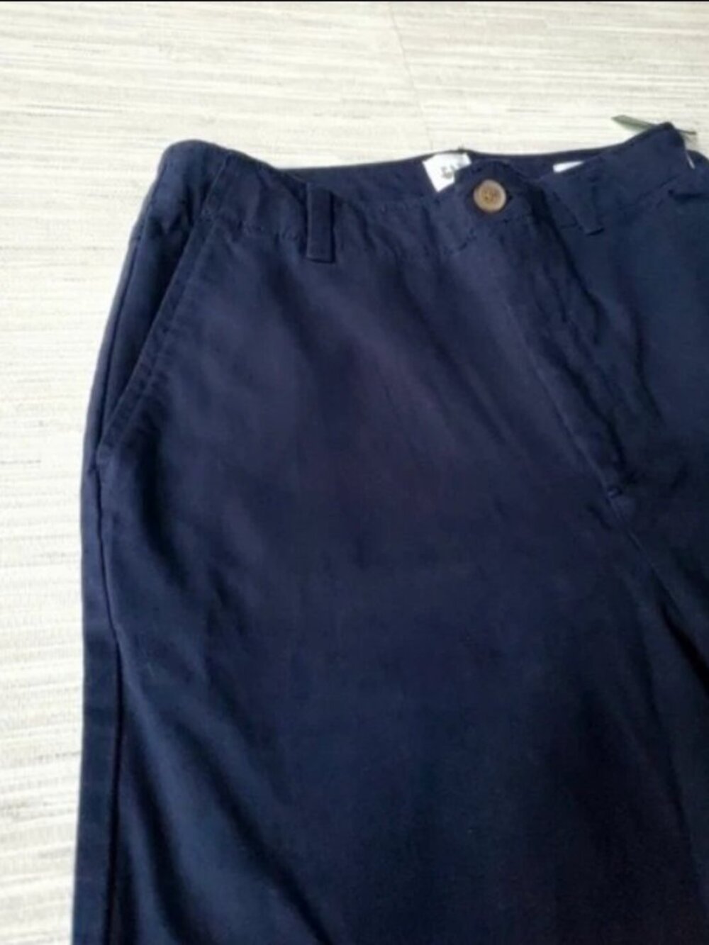 GAP Mid Rise Loose Khakis Patch Back Pockets - Blue - 16 - Picture 7 of 7